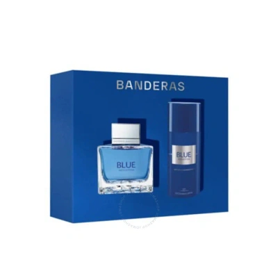 Antonio Banderas - Blue Seduction 2pcs Edt For Men 100ml + Deo Spray 150ml In Amber / Blue