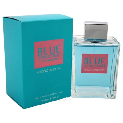 Antonio Banderas Ladies Blue Seduction For Women Edt Spray 6.75 oz Fragrances 8411061739877 In White