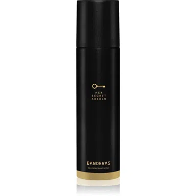 Antonio Banderas Ladies Her Secret Absolu Deodorant 5.0 oz Bath & Body 8411061088920 In Transparent