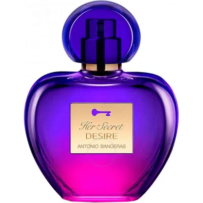 Antonio Banderas Ladies Her Secret Desire Edt Spray 2.7 oz (tester) Fragrances 8411061944677 In White