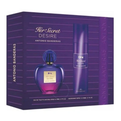 Antonio Banderas Ladies Her Secret Desire Gift Set Fragrances 8411061045312 In N/a