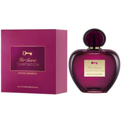 Antonio Banderas Ladies Her Secret Temptation Edt Spray 2.7 oz (tester) Fragrances 8411061860472