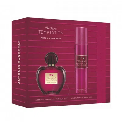 Antonio Banderas Ladies Her Secret Temptation Gift Set Fragrances 8411061045329