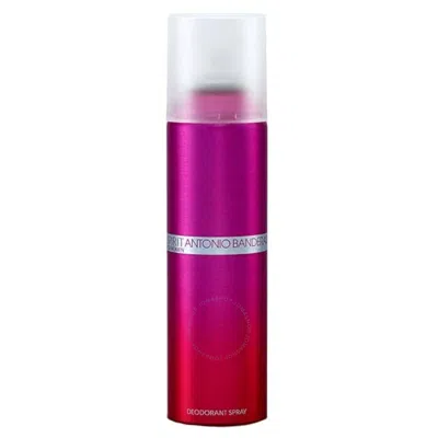 Antonio Banderas Ladies Spirit Deodorant Body Spray Spray 5.07 oz Bath & Body 8411061805237 In Pink