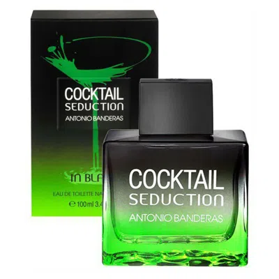 Antonio Banderas Men's Cocktail Seduction In Black Edt Spray 3.4 oz Fragrances 8411061783016 In Green
