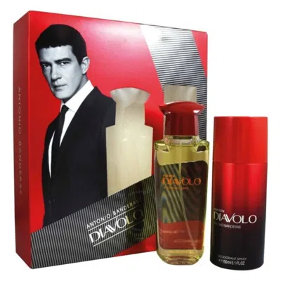 Antonio Banderas Men's Diavolo Gift Set Fragrances 8411061876459 In White