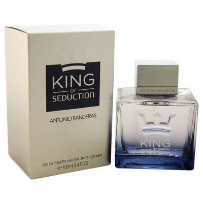 Antonio Banderas Men's King Of Seduction Edt Spray 3.4 oz Fragrances 8411061784273 In Green / White