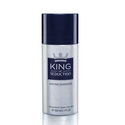 Antonio Banderas Men's King Of Seduction For Men Deodorant 5.1 oz Fragrances 8411061784327 In White