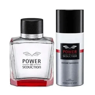 Antonio Banderas Men's Power Of Seduction Gift Set Fragrances 8411061917480 In Silver