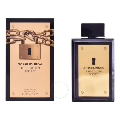 Antonio Banderas Men's The Golden Secret Edt 6.7 oz Fragrances 8411061943939 In Gold / Mint