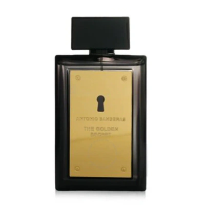Antonio Banderas Men's The Golden Secret Edt Spray 3.4 oz Fragrances 8411061722756 In Gold / Mint