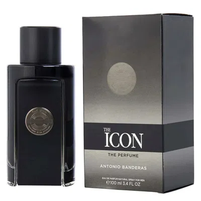 Antonio Banderas Men's The Icon Eau De Parfum Edp 3.4 oz Fragrances 8411061999332 In Black