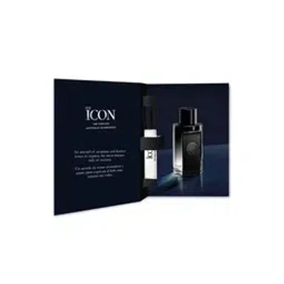 Antonio Banderas Men's The Icon Eau De Parfum Edp Spray 0.05 oz Fragrances 8411061034569 In Transparent