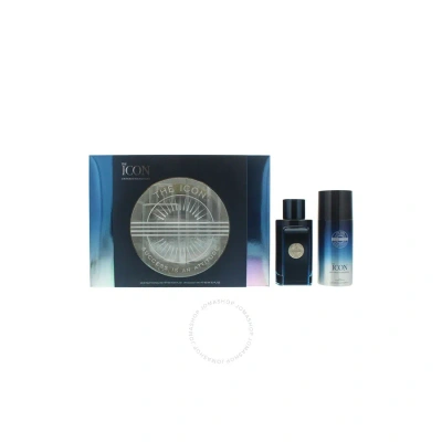 Antonio Banderas Men's The Icon Gift Set Fragrances 8411061972441 In Amber / Black / Violet