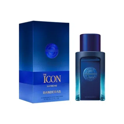 Antonio Banderas Men's The Icon Supreme Edp Spray 1.7 oz Fragrances 8411061109700 In Blue