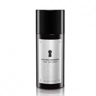 Antonio Banderas Men's The Secret Deodorant Spray 5.0 oz Fragrances 8411061805015 In White