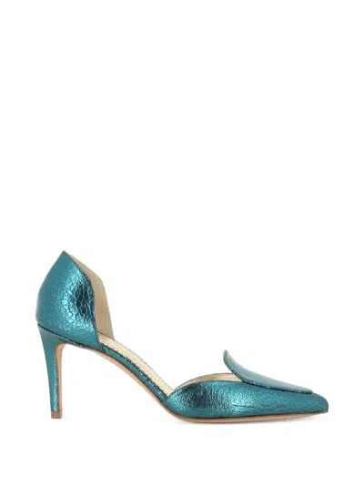 Antonio Barbato Maestri Veneziani Crackled-effect Leather Pumps In Multi