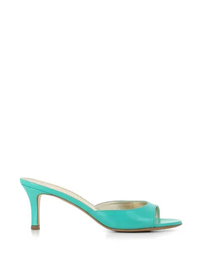 Antonio Barbato Maestri Veneziani Leather Sandals In Blue