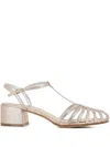 Antonio Barbato Maestri Veneziani Strappy Block-heel Pumps