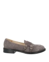 Antonio Barbato Woman Loafers Dove Grey Size 8 Leather
