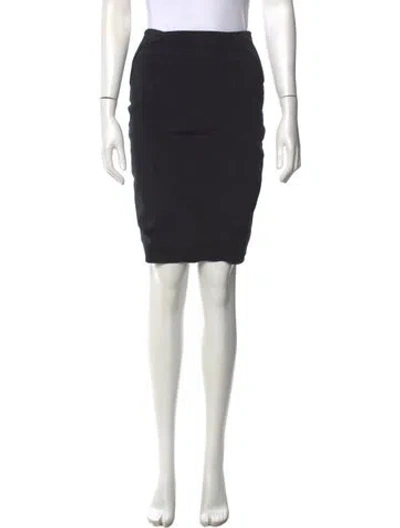 Pre-owned Antonio Berardi Acetate Mini Skirt In Black