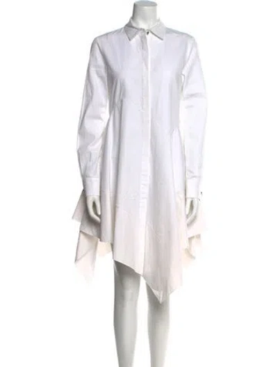 Pre-owned Antonio Berardi Knee-length Dress In White