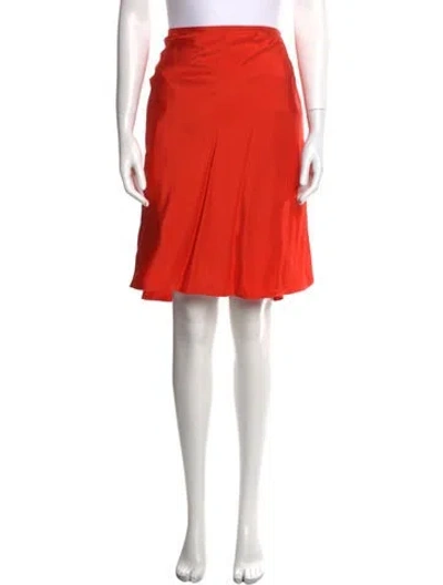 Pre-owned Antonio Berardi Knee-length Skirt In Orange