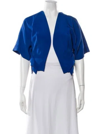 Pre-owned Antonio Berardi Poncho In Blue