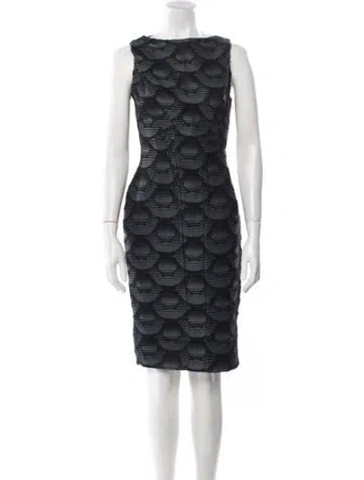 Pre-owned Antonio Berardi Printed Knee-length Dress In Multi