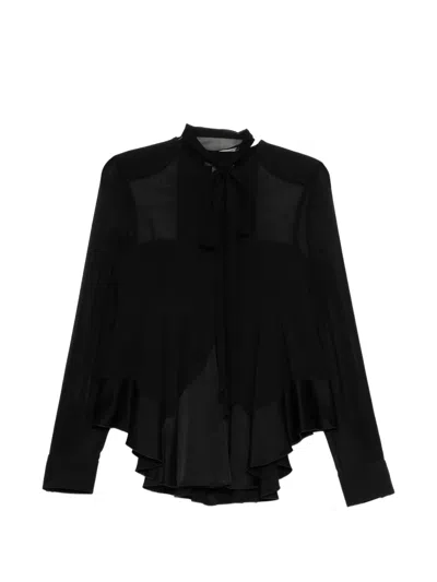 Antonio Berardi Ruffled Blouse In Multi