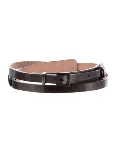 Pre-owned Antonio Berardi Skinny Leather Belt In Multi