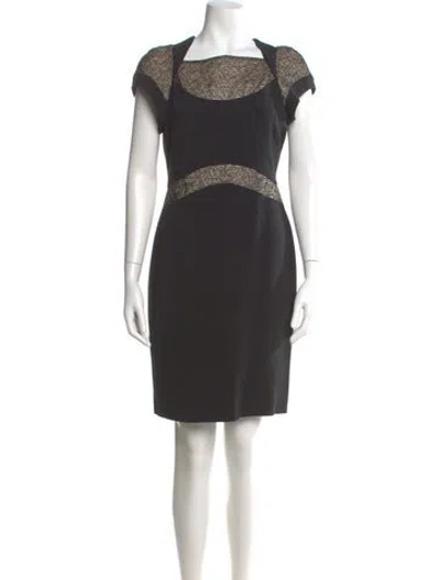 Pre-owned Antonio Berardi Square Neckline Mini Dress