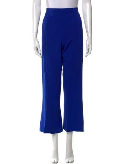Pre-owned Antonio Berardi Wide Leg Pants In Blue