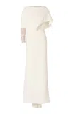 Antonio Grimaldi Aurora Structured Cutout Dress In White
