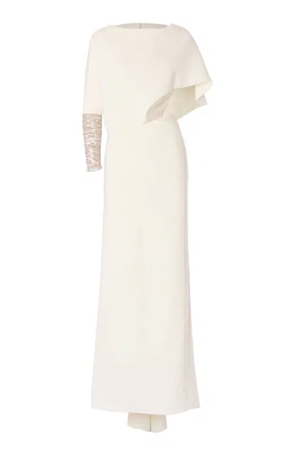 Antonio Grimaldi Aurora Structured Cutout Dress In White