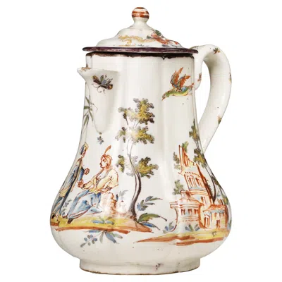 Pre-owned Antonio Maria Coppellotti Antique Italian Coffee Pot By , Circa 1740 In Sand