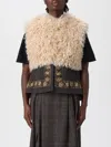 Antonio Marras Fur Coat  Woman Color Brown In Brown