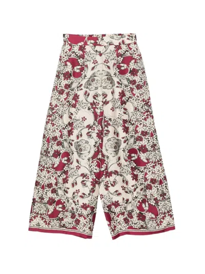 Antonio Marras Floral-print Palazzo Pants In Multi