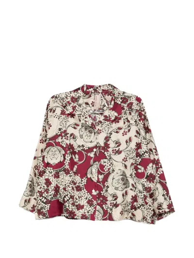 Antonio Marras Floral-print Silk Shirt In Multi