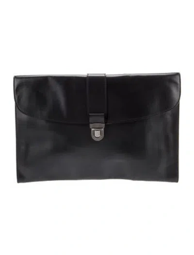 Pre-owned Antonio Marras Leather Portfolio In Black