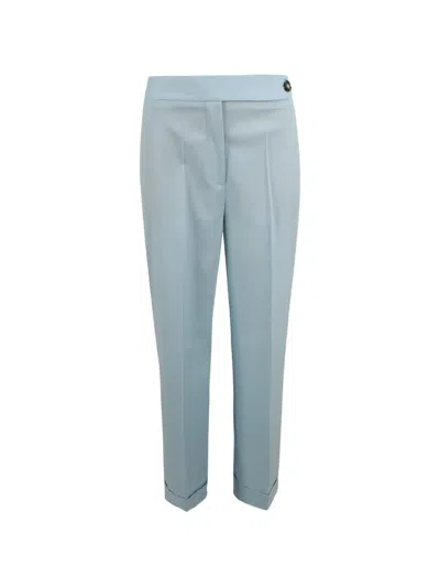 Antonio Marras Mid-rise Cuffed Trousers In Blue