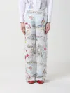 Antonio Marras Patterned Trousers In White