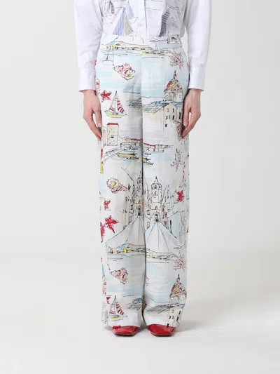 ANTONIO MARRAS ANTONIO MARRAS PALAZZO TROUSERS IN PRINTED COTTON
