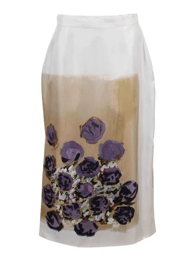 Antonio Marras Pencil Skirt In Sand