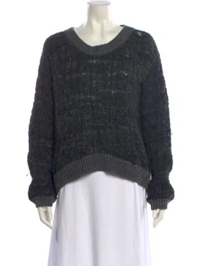 Pre-owned Antonio Marras Scoop Neck Sweater In Gray