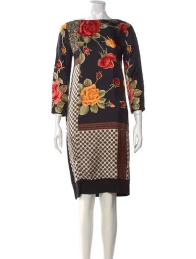 Pre-owned Antonio Marras Silk Knee-length Dress In Multi