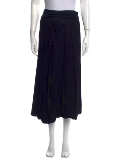 Pre-owned Antonio Marras Vintage Long Skirt In Black