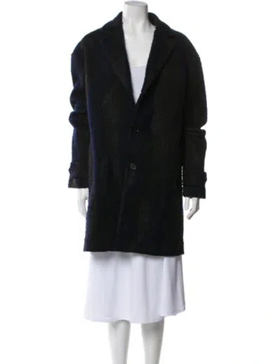 Pre-owned Antonio Marras Virgin Wool Coat In Black