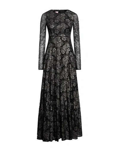 Antonio Marras Woman Maxi Dress Black Size 8 Polyamide, Polyester, Elastane