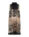 Antonio Marras Woman Mini Dress Black Size 6 Polyester, Cotton, Elastane In Black